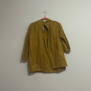 NWT ZARA GIRLS Brown/Yellow Mustard Yellow Jacket Size: 9 Girls 134 cm Length